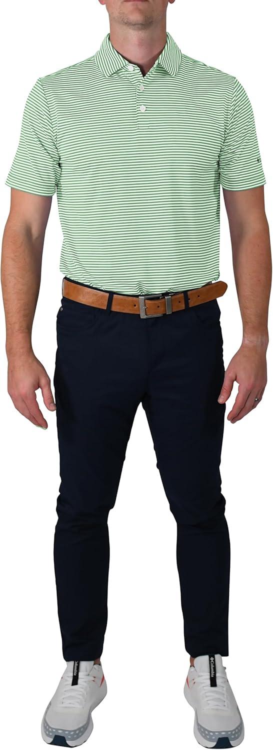 imageColumbia Mens Golf Club Invite Polo Omni Wick Lightweight Short Sleeve ShirtKey West