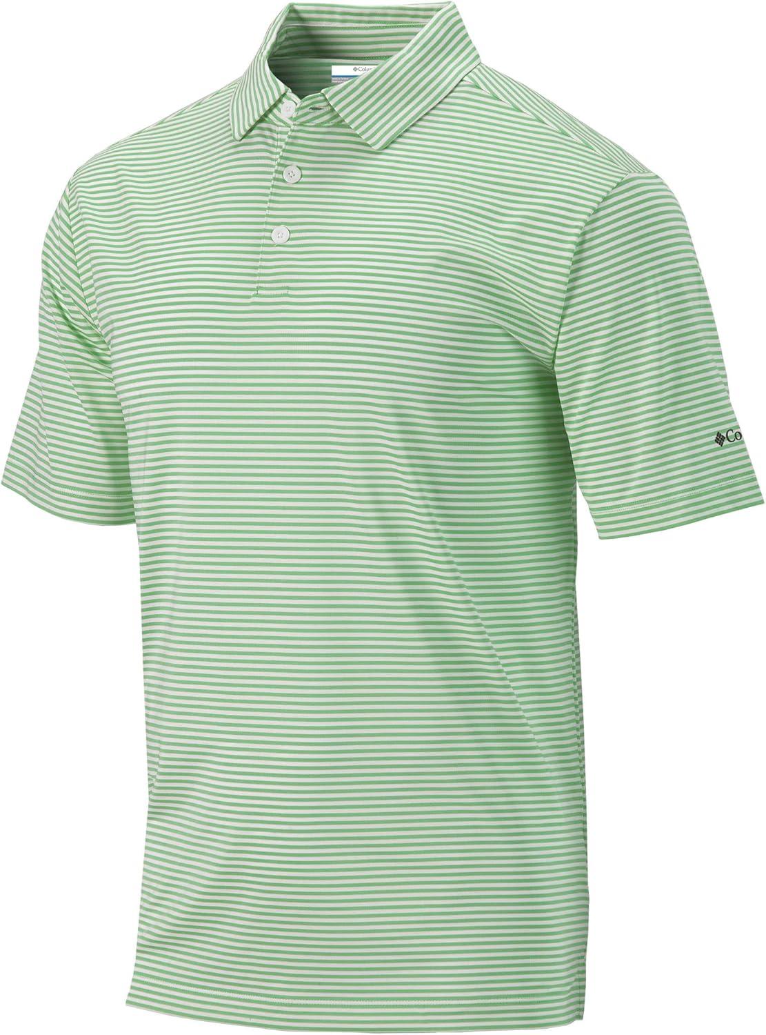 imageColumbia Mens Golf Club Invite Polo Omni Wick Lightweight Short Sleeve ShirtKey West