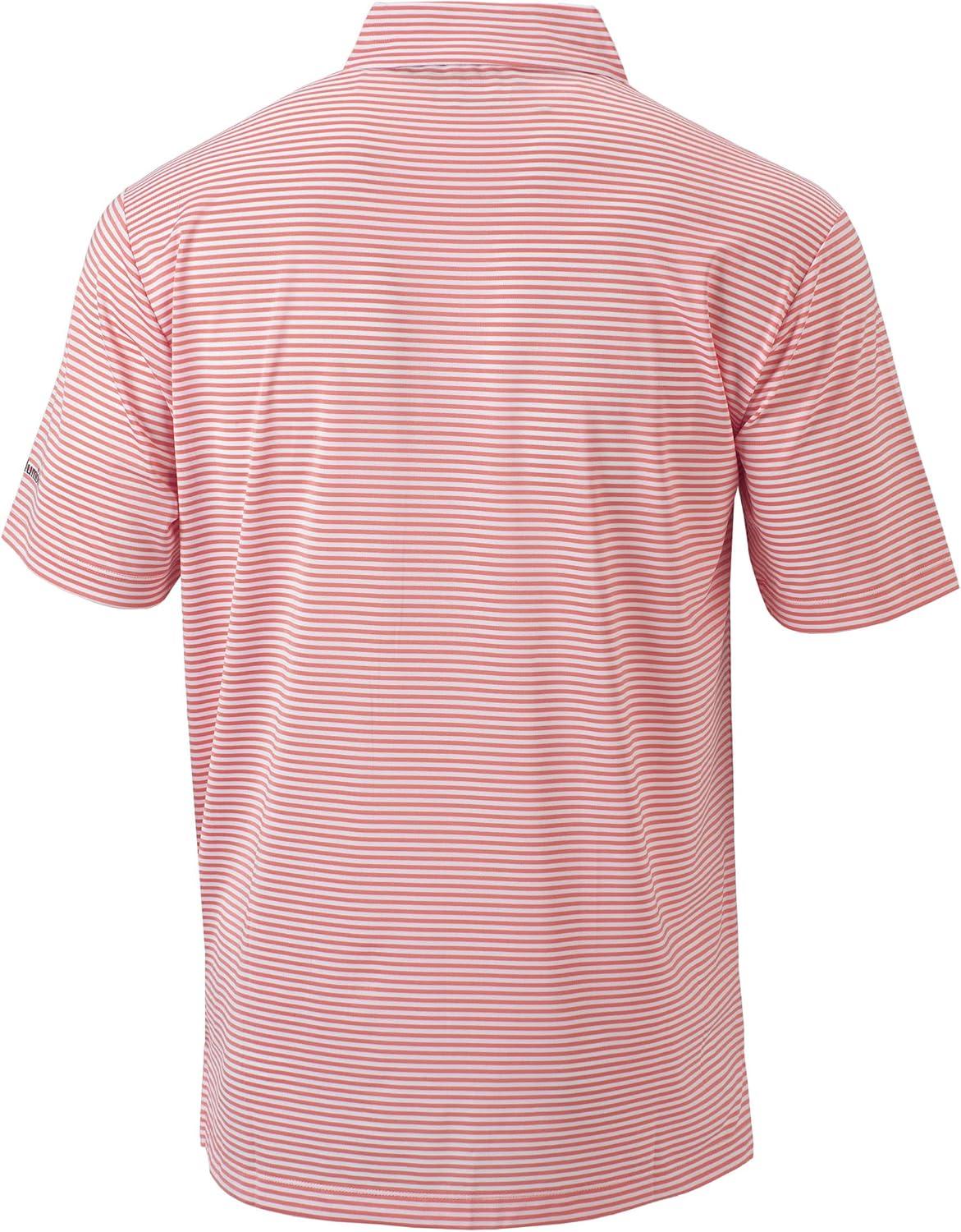 imageColumbia Mens Golf Club Invite Polo Omni Wick Lightweight Short Sleeve ShirtSorbet