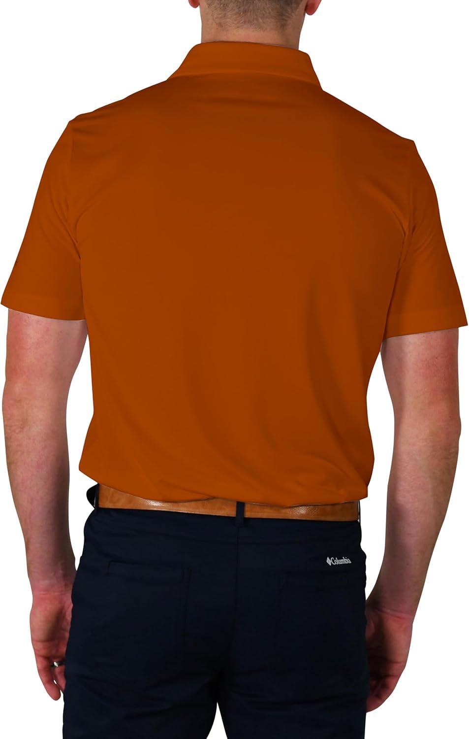 imageColumbia Mens Golf Drive Polo Shirt Omni Wick Performance Breathable Short SleeveCedar