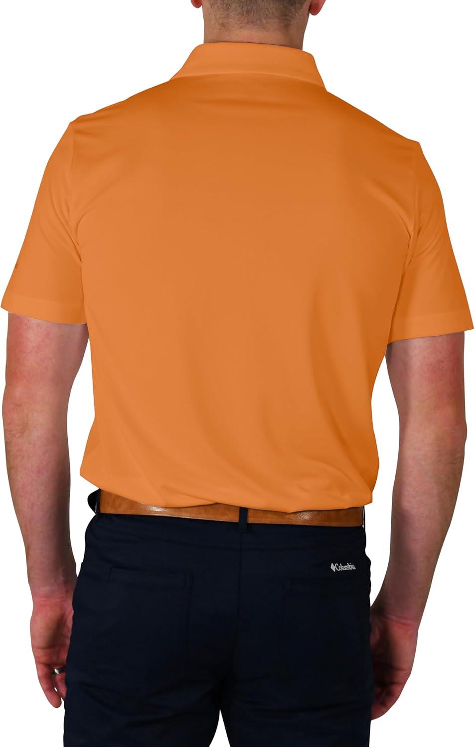imageColumbia Mens Golf Drive Polo Shirt Omni Wick Performance Breathable Short SleeveMango