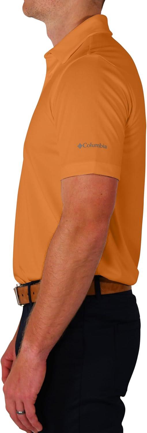 imageColumbia Mens Golf Drive Polo Shirt Omni Wick Performance Breathable Short SleeveMango