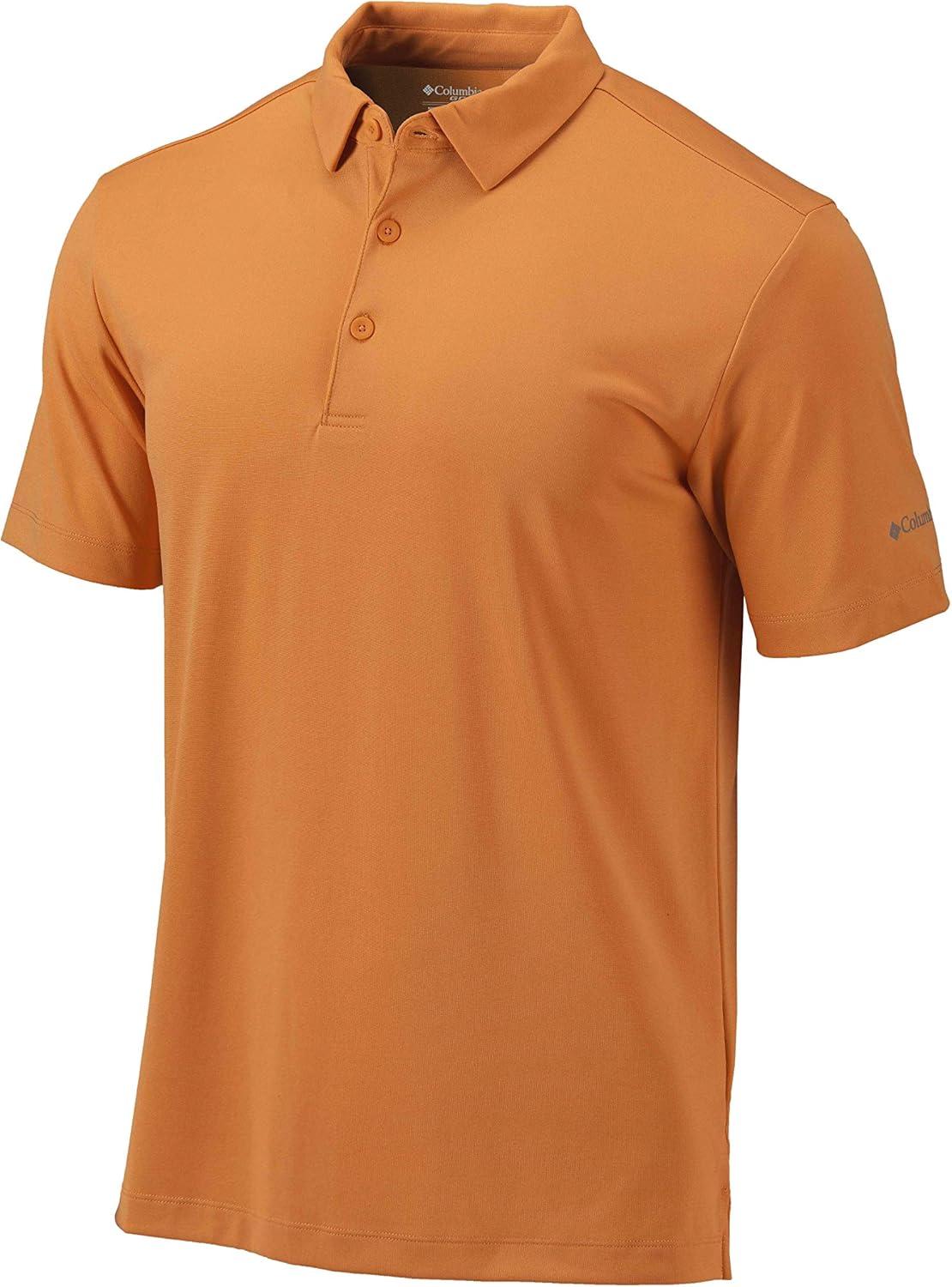 imageColumbia Mens Golf Drive Polo Shirt Omni Wick Performance Breathable Short SleeveMango
