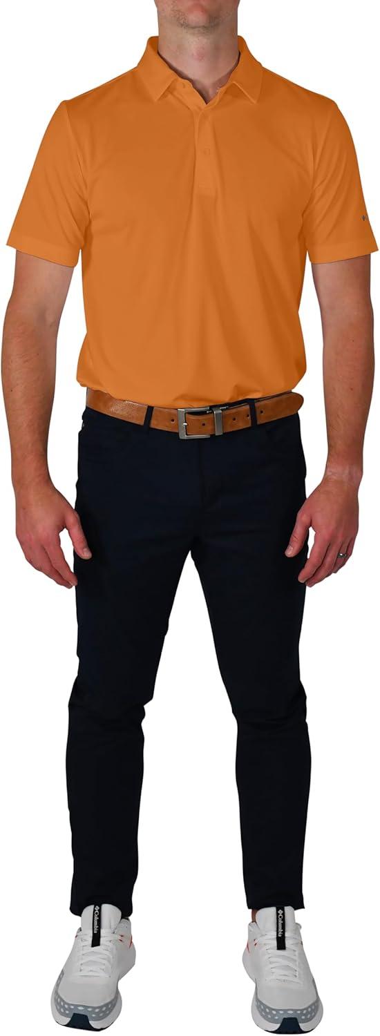 imageColumbia Mens Golf Drive Polo Shirt Omni Wick Performance Breathable Short SleeveMango