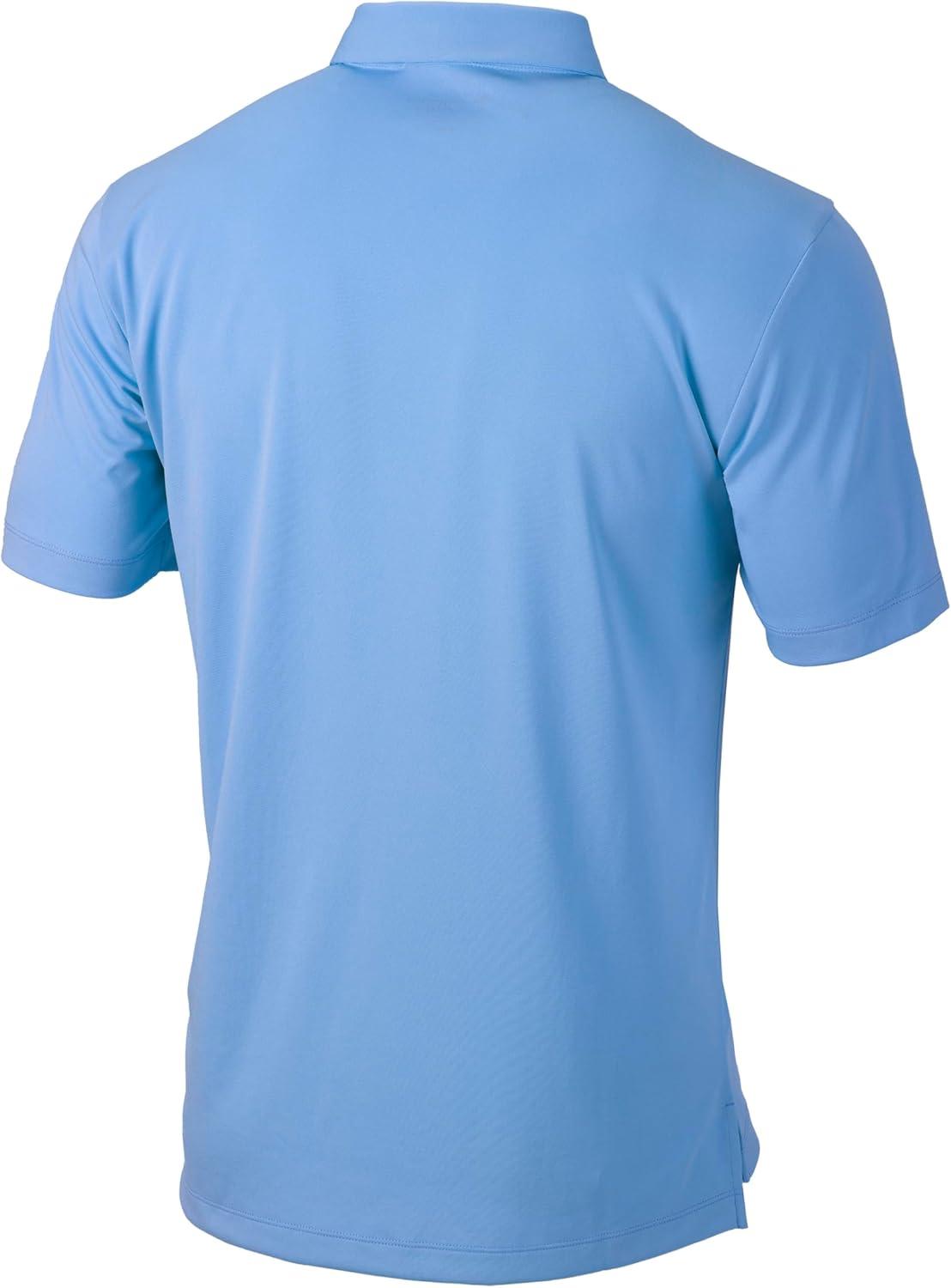 imageColumbia Mens Golf Drive Polo Shirt Omni Wick Performance Breathable Short SleeveWhite Cap