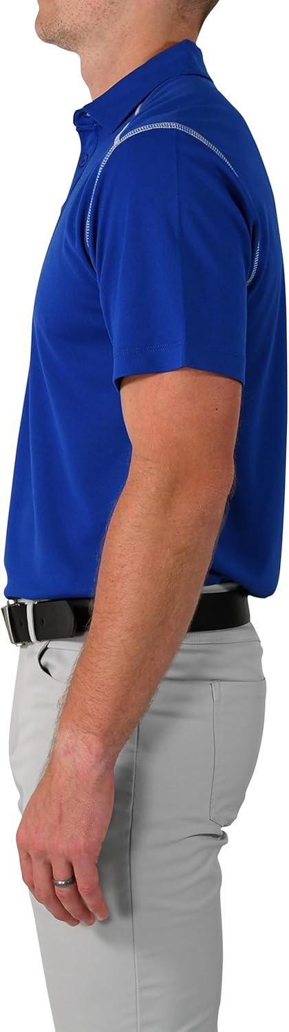 imageColumbia Mens Golf Shotgun Polo Omni Wick Performance Breathable Short SleeveAzul