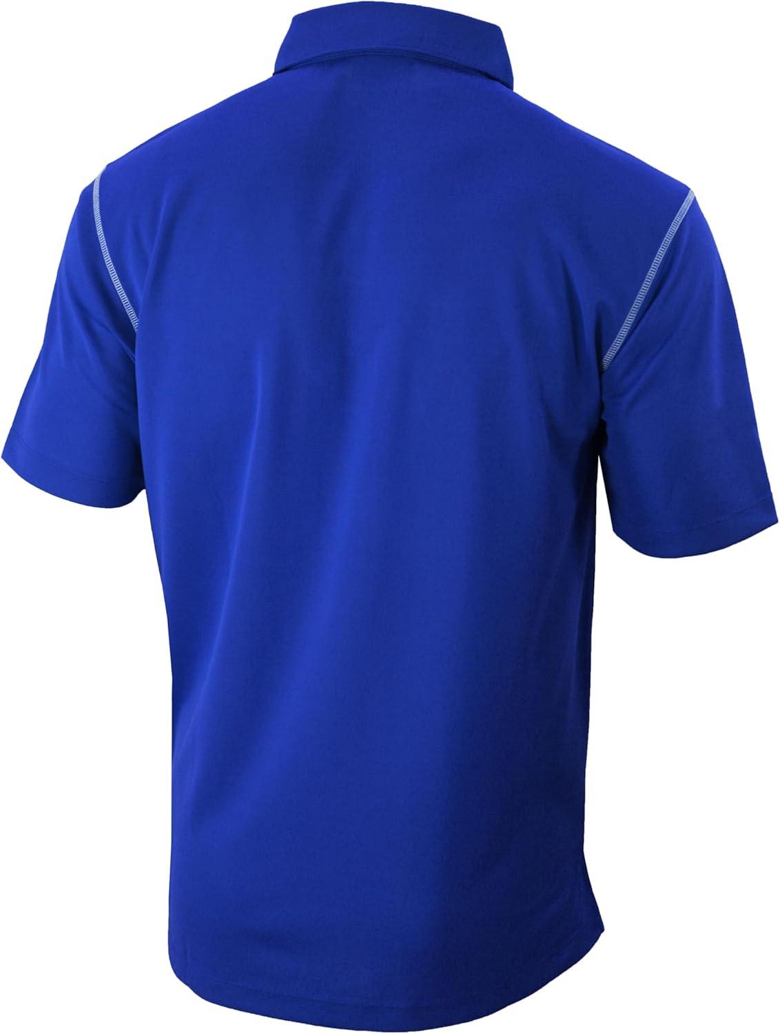 imageColumbia Mens Golf Shotgun Polo Omni Wick Performance Breathable Short SleeveAzul