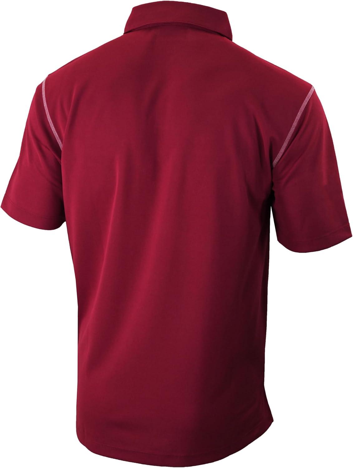 imageColumbia Mens Golf Shotgun Polo Omni Wick Performance Breathable Short SleeveBeet
