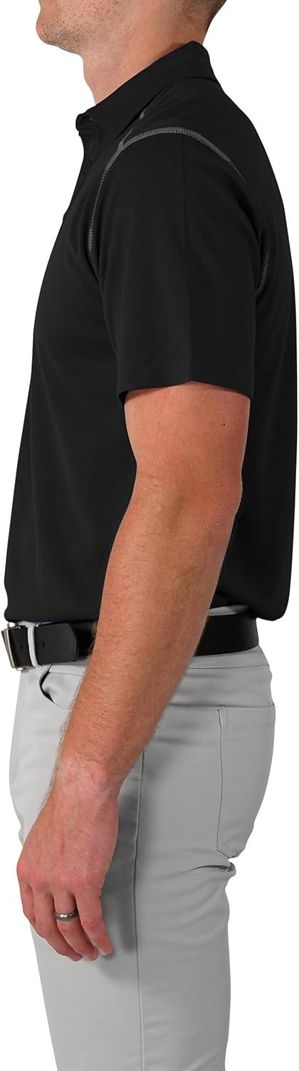 imageColumbia Mens Golf Shotgun Polo Omni Wick Performance Breathable Short SleeveBlack