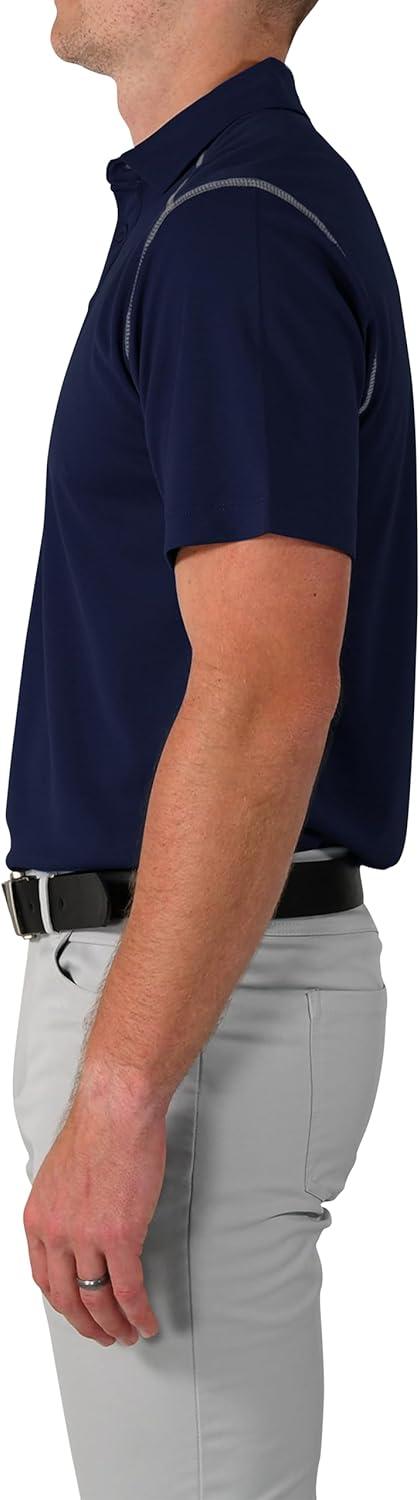 imageColumbia Mens Golf Shotgun Polo Omni Wick Performance Breathable Short SleeveCollegiate Navy
