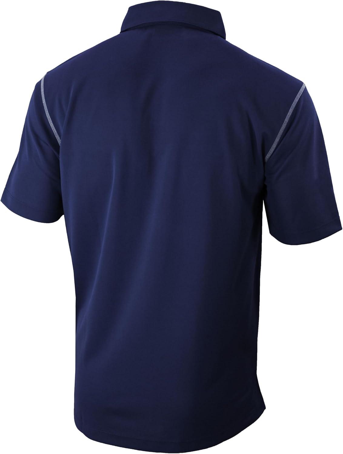 imageColumbia Mens Golf Shotgun Polo Omni Wick Performance Breathable Short SleeveCollegiate Navy