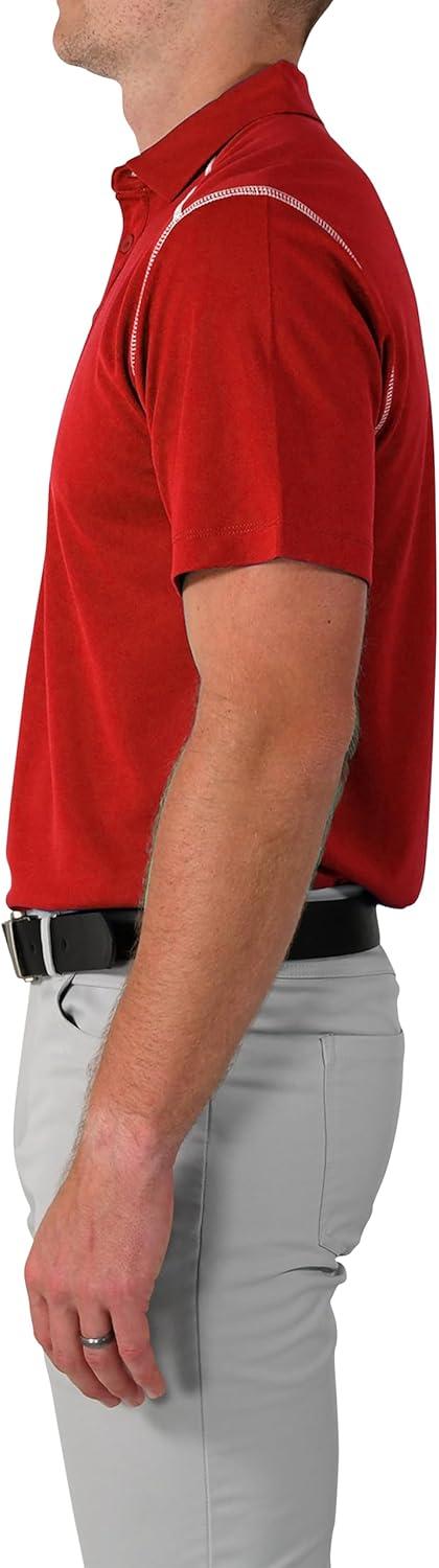 imageColumbia Mens Golf Shotgun Polo Omni Wick Performance Breathable Short SleeveIntense Red