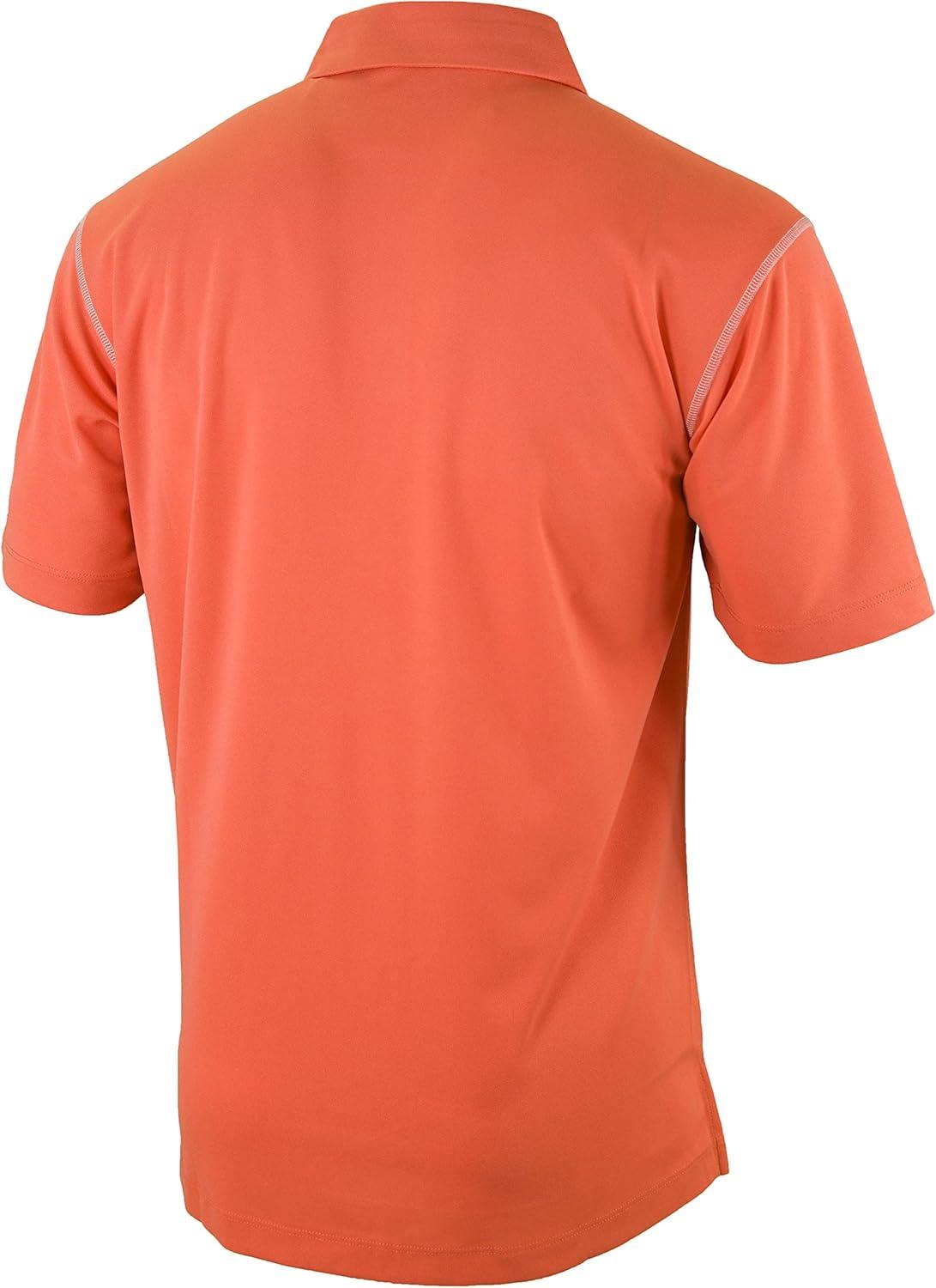 imageColumbia Mens Golf Shotgun Polo Omni Wick Performance Breathable Short SleeveLychee