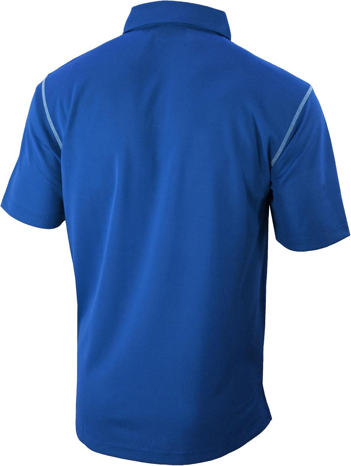 imageColumbia Mens Golf Shotgun Polo Omni Wick Performance Breathable Short SleeveSapphire