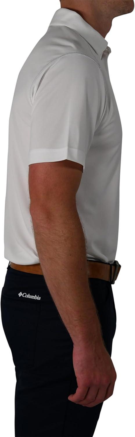 imageColumbia Mens Golf Shotgun Polo Omni Wick Performance Breathable Short SleeveWhite