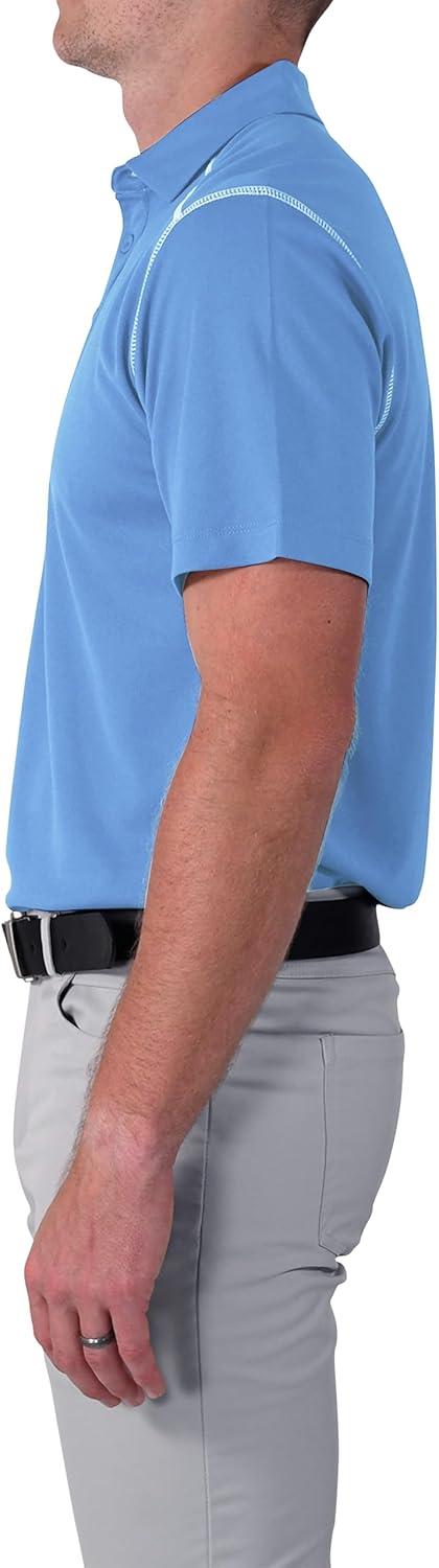 imageColumbia Mens Golf Shotgun Polo Omni Wick Performance Breathable Short SleeveWhite Cap