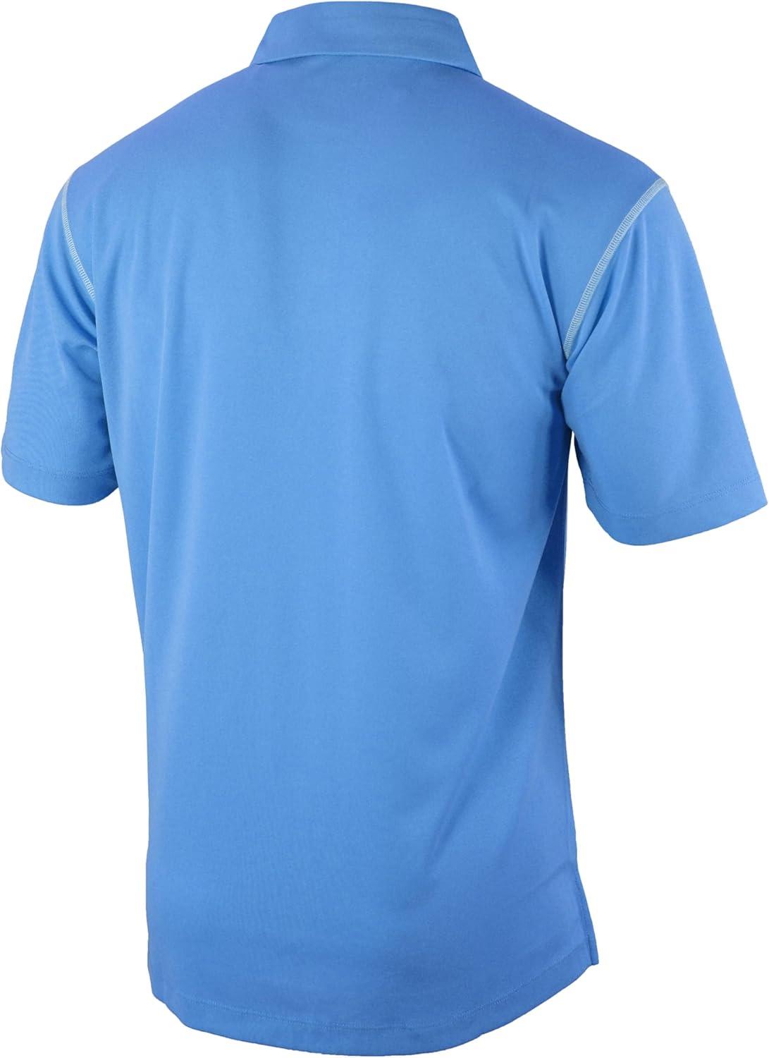 imageColumbia Mens Golf Shotgun Polo Omni Wick Performance Breathable Short SleeveWhite Cap