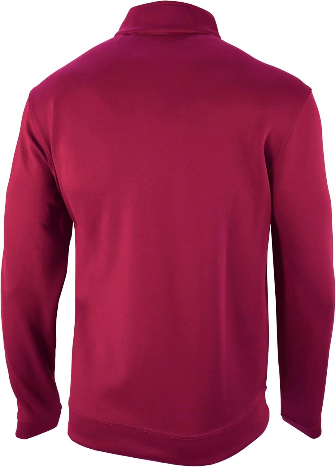 imageColumbia Mens Golf Wickhams Hills Quarter Zip OMNI WICK PulloverBeet