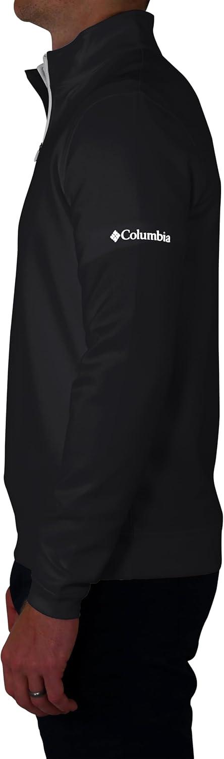 imageColumbia Mens Golf Wickhams Hills Quarter Zip OMNI WICK PulloverBlack