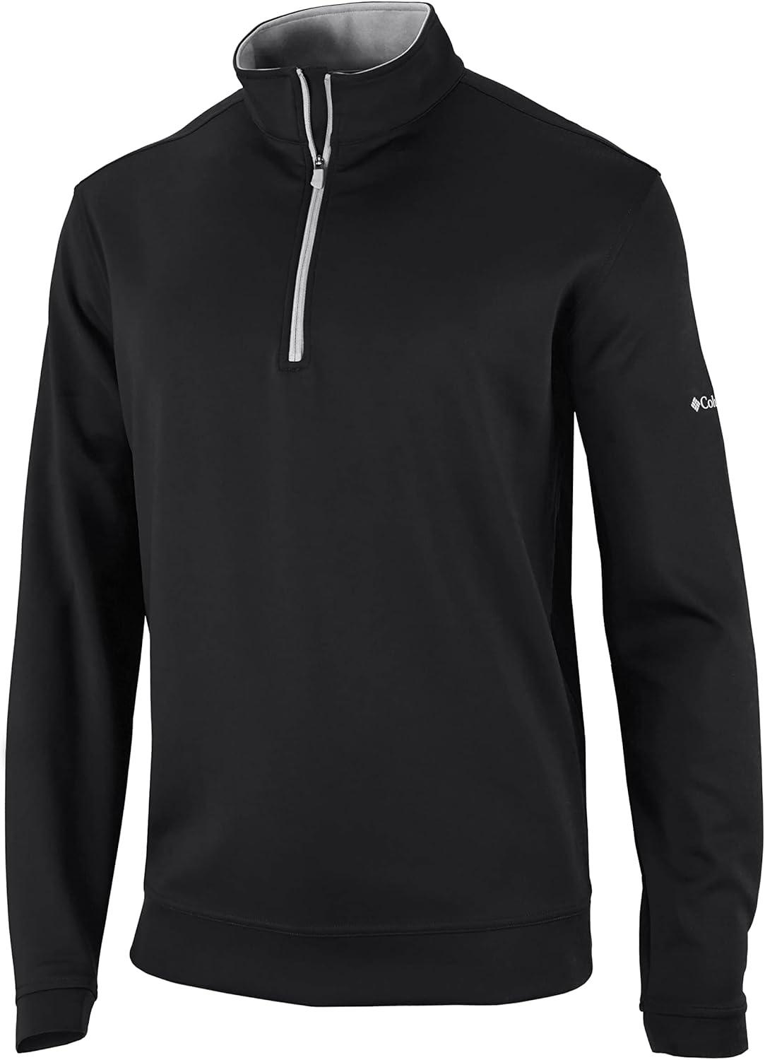 imageColumbia Mens Golf Wickhams Hills Quarter Zip OMNI WICK PulloverBlack