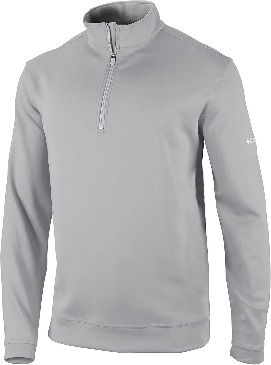 imageColumbia Mens Golf Wickhams Hills Quarter Zip OMNI WICK PulloverCool Grey