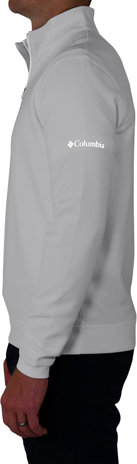 imageColumbia Mens Golf Wickhams Hills Quarter Zip OMNI WICK PulloverCool Grey