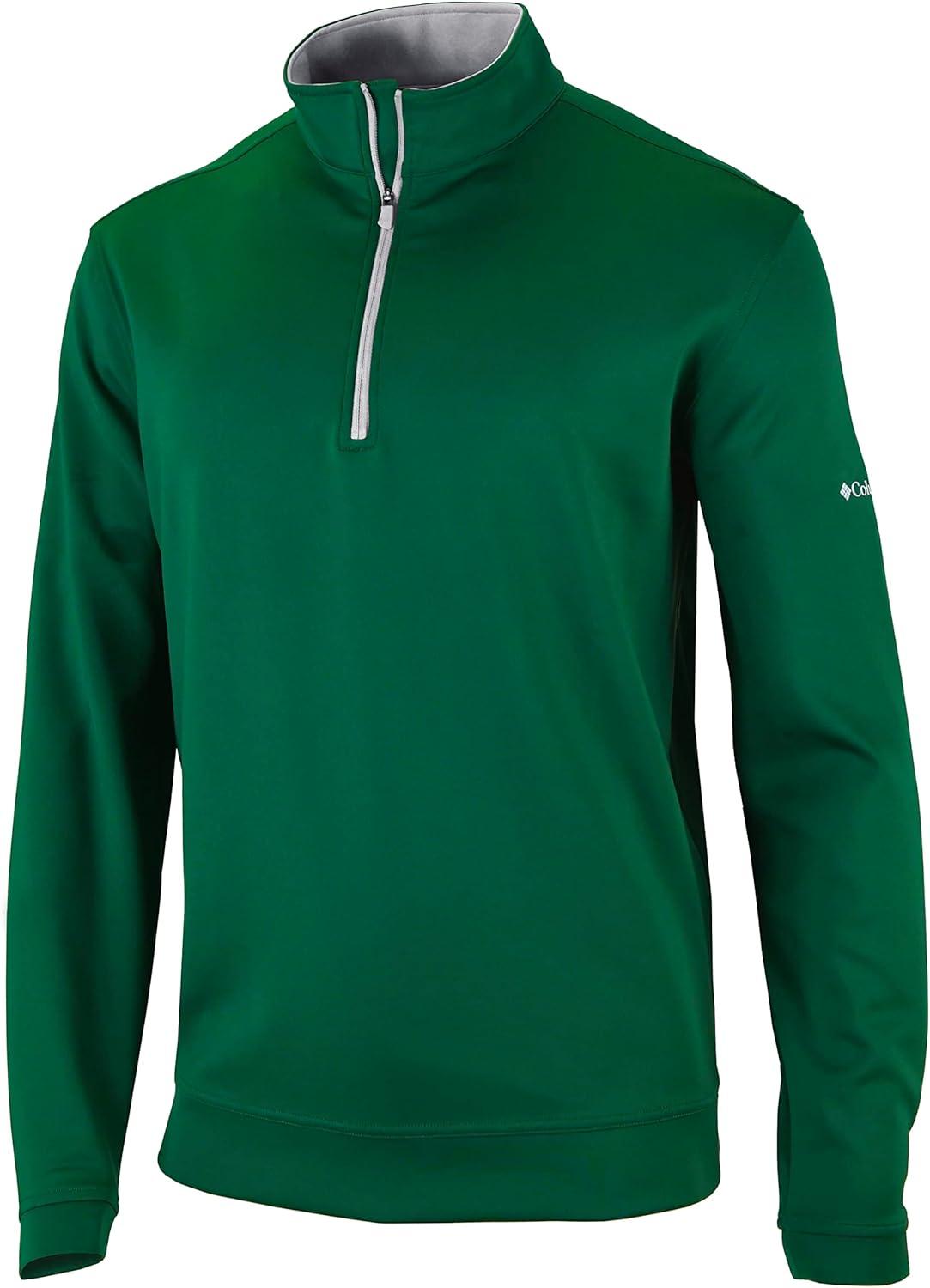imageColumbia Mens Golf Wickhams Hills Quarter Zip OMNI WICK PulloverForest