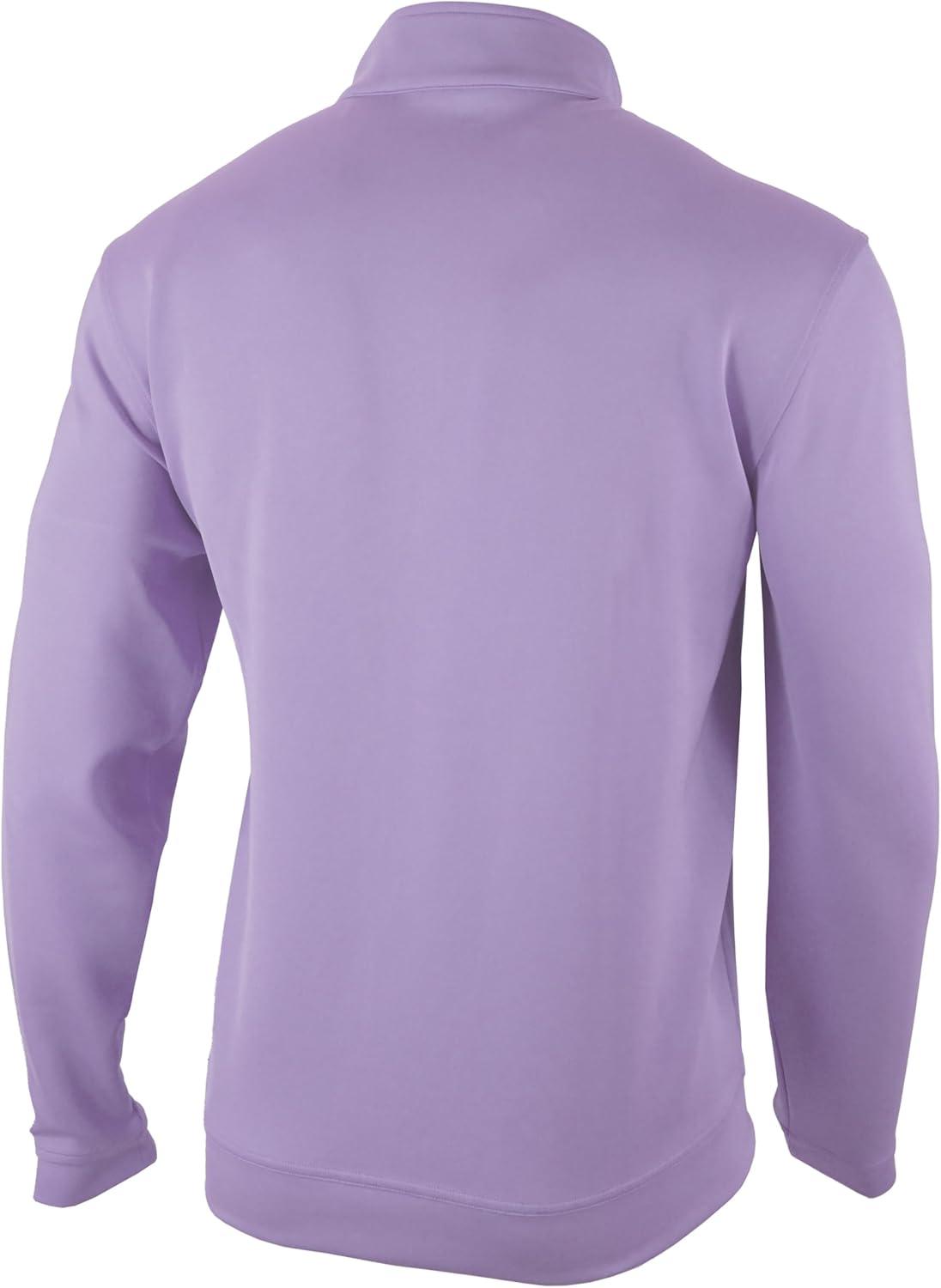 imageColumbia Mens Golf Wickhams Hills Quarter Zip OMNI WICK PulloverFrosted Purple