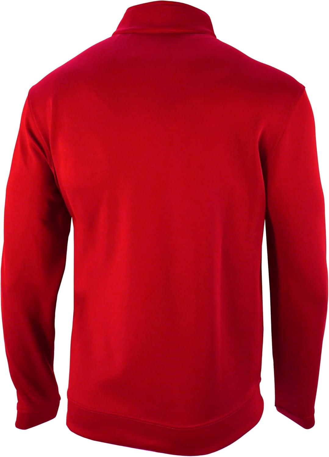 imageColumbia Mens Golf Wickhams Hills Quarter Zip OMNI WICK PulloverIntense Red