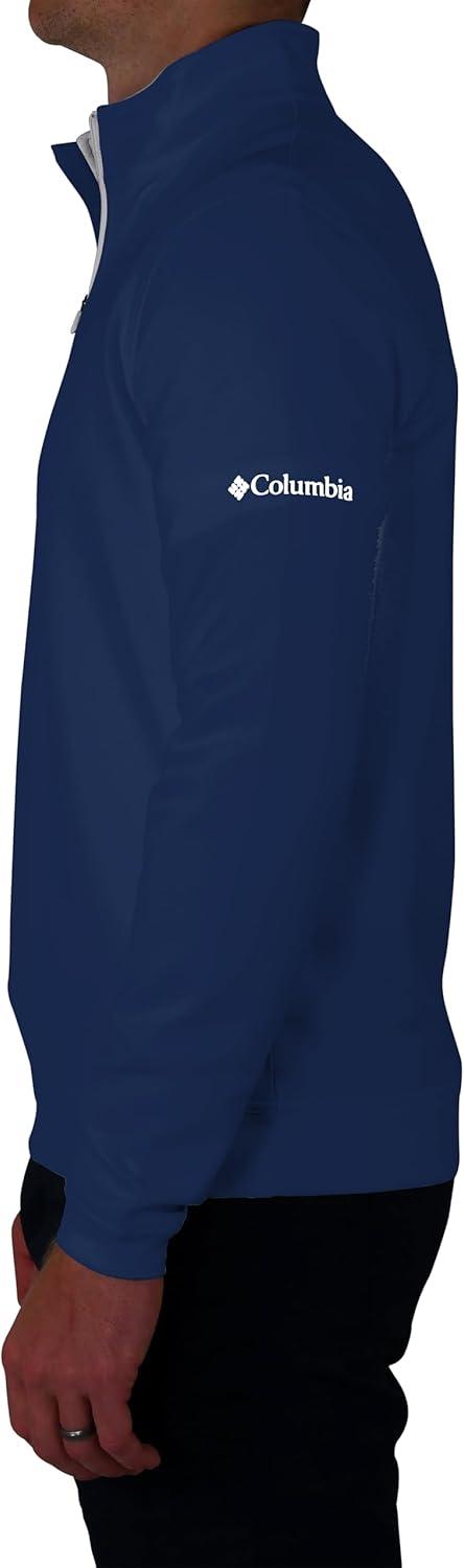 imageColumbia Mens Golf Wickhams Hills Quarter Zip OMNI WICK PulloverNavy