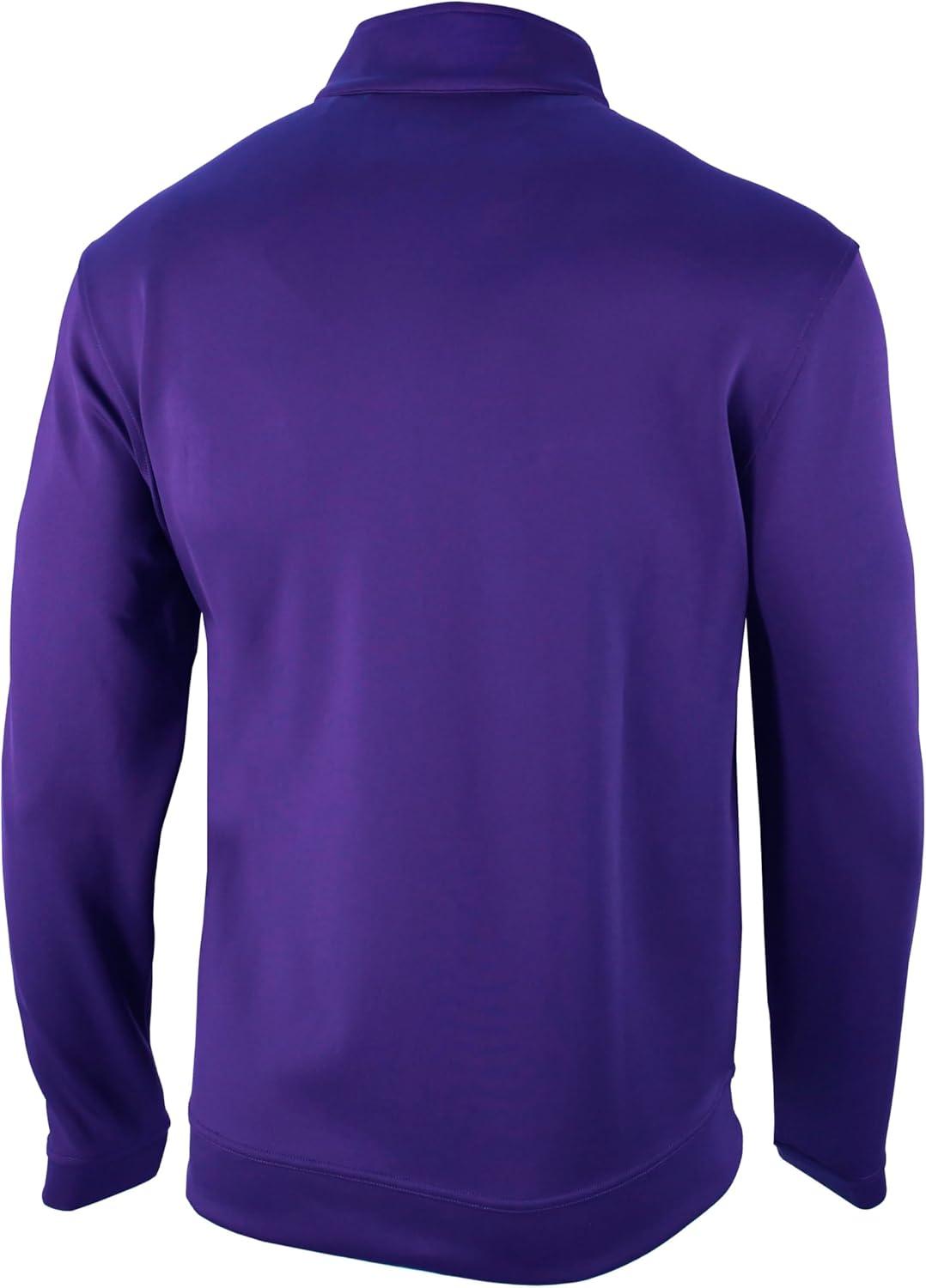 imageColumbia Mens Golf Wickhams Hills Quarter Zip OMNI WICK PulloverPurple