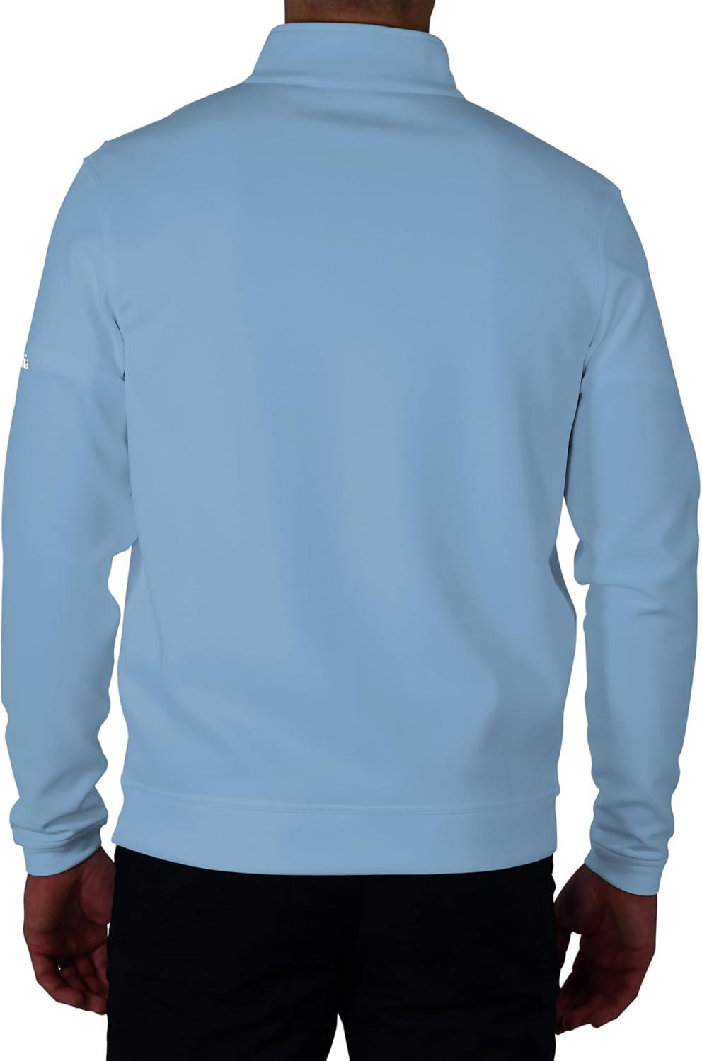 imageColumbia Mens Golf Wickhams Hills Quarter Zip OMNI WICK PulloverWhite Cap