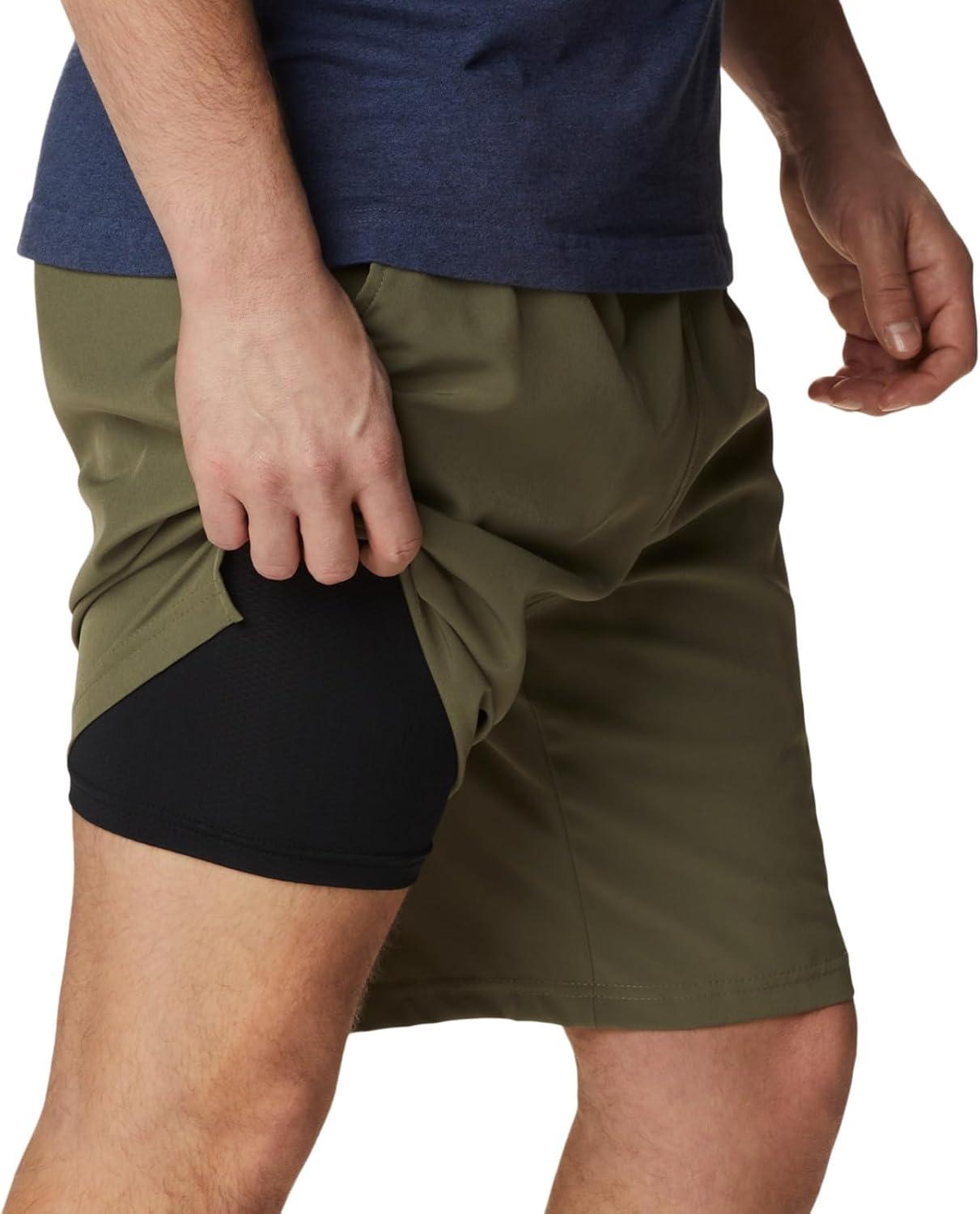 imageColumbia Mens Hike Brief ShortStone Green