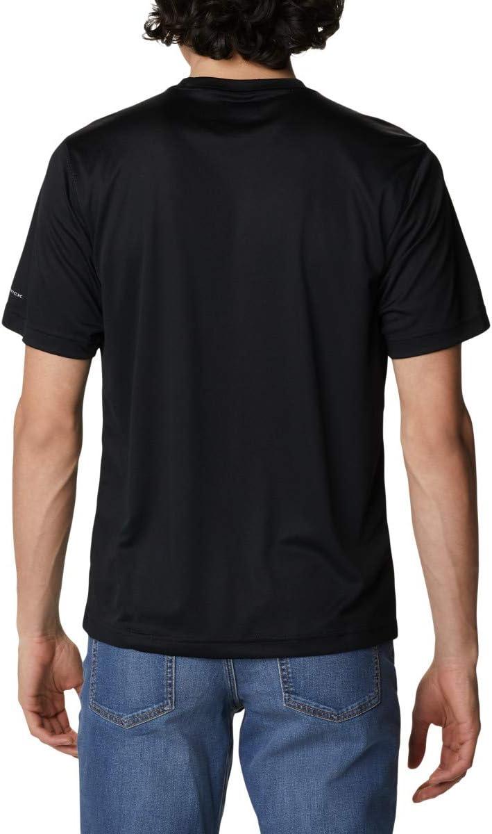 imageColumbia Mens Meeker Peak Short Sleeve CrewBlack