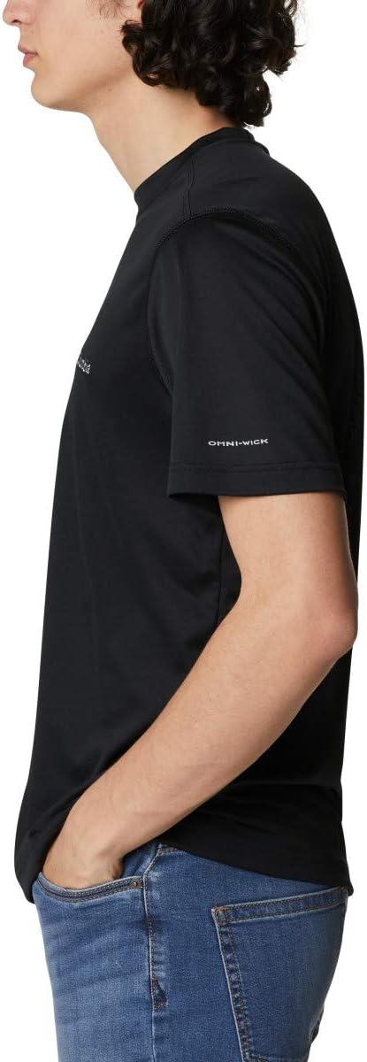 imageColumbia Mens Meeker Peak Short Sleeve CrewBlack
