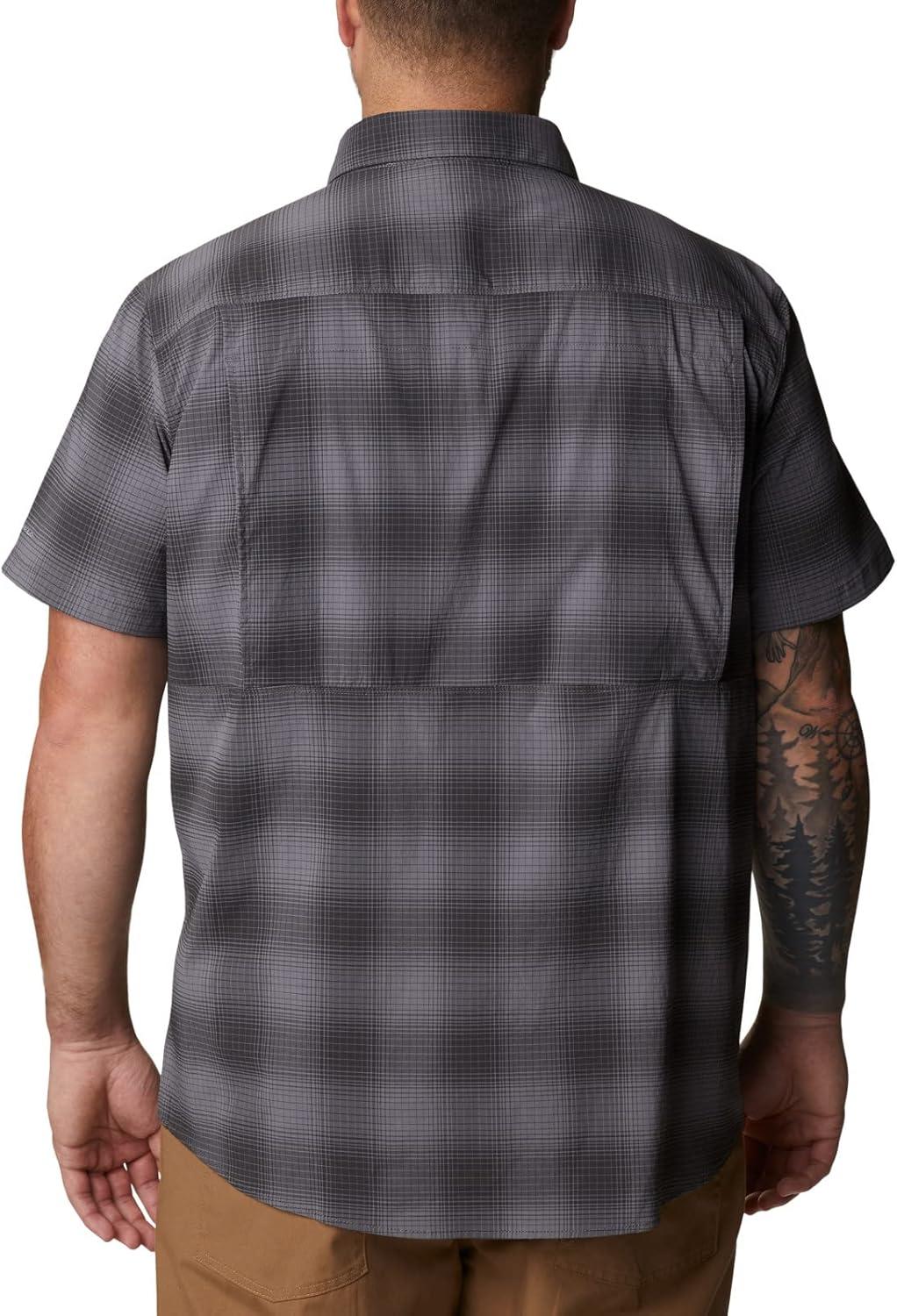 imageColumbia Mens Newton Ridge Plaid Short SleeveCity Grey Soft Ombre