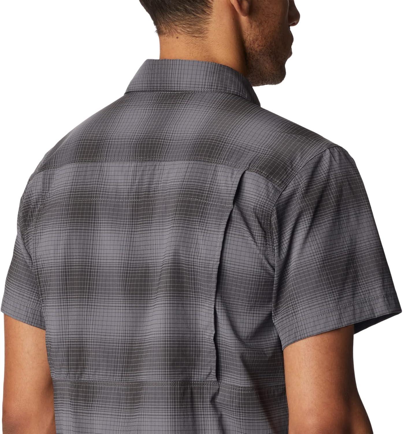 imageColumbia Mens Newton Ridge Plaid Short SleeveCity Grey Soft Ombre