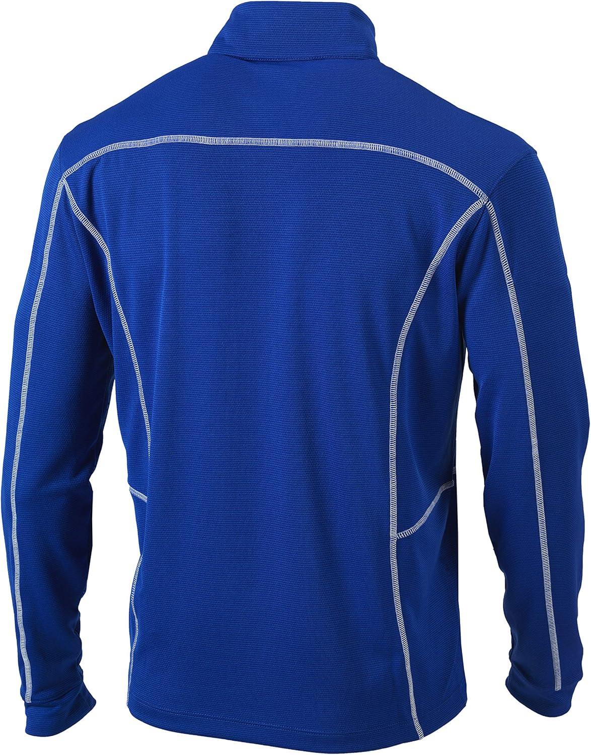 imageColumbia Mens OMNI WICK Shotgun 14 Zip Pullover Breathable Long SleeveAzul