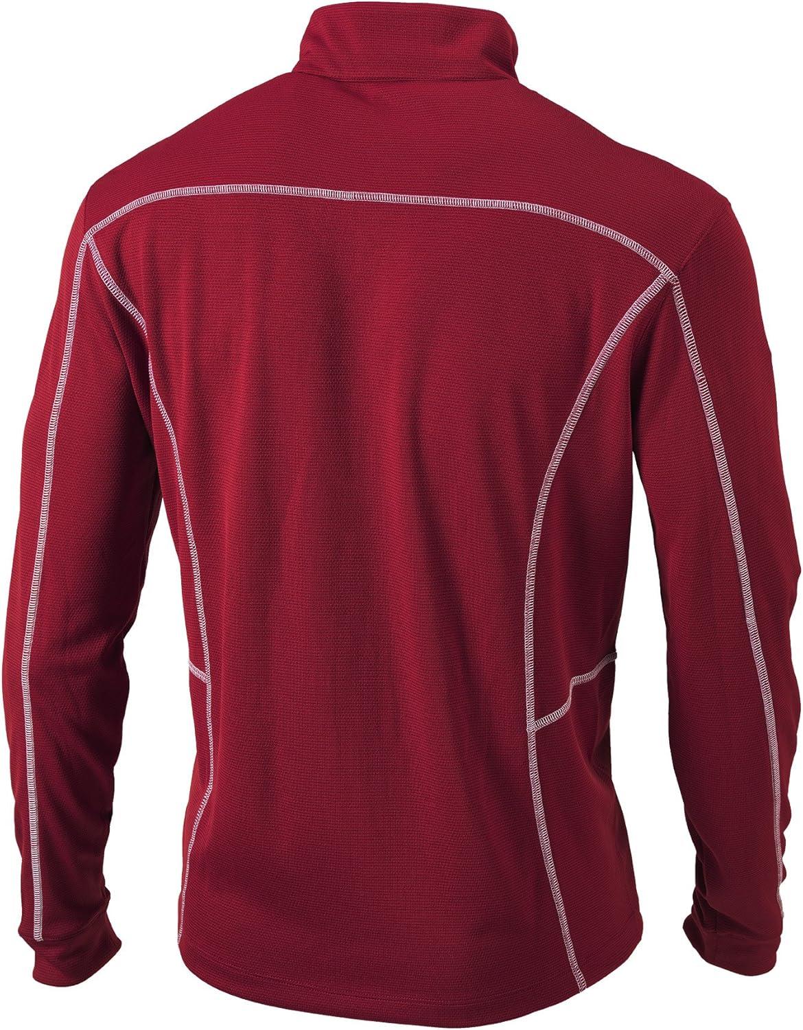 imageColumbia Mens OMNI WICK Shotgun 14 Zip Pullover Breathable Long SleeveBeet