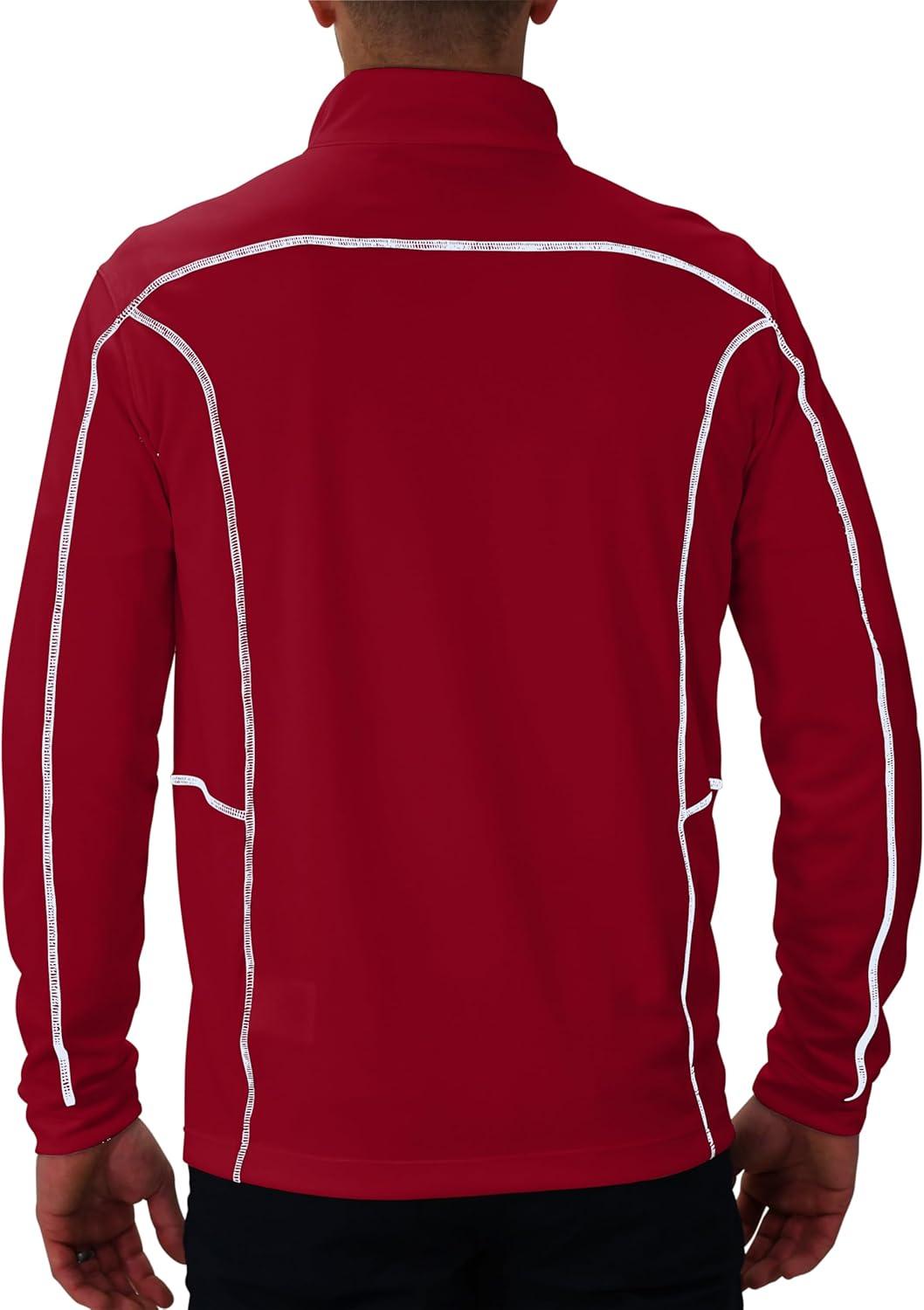 imageColumbia Mens OMNI WICK Shotgun 14 Zip Pullover Breathable Long SleeveBeet