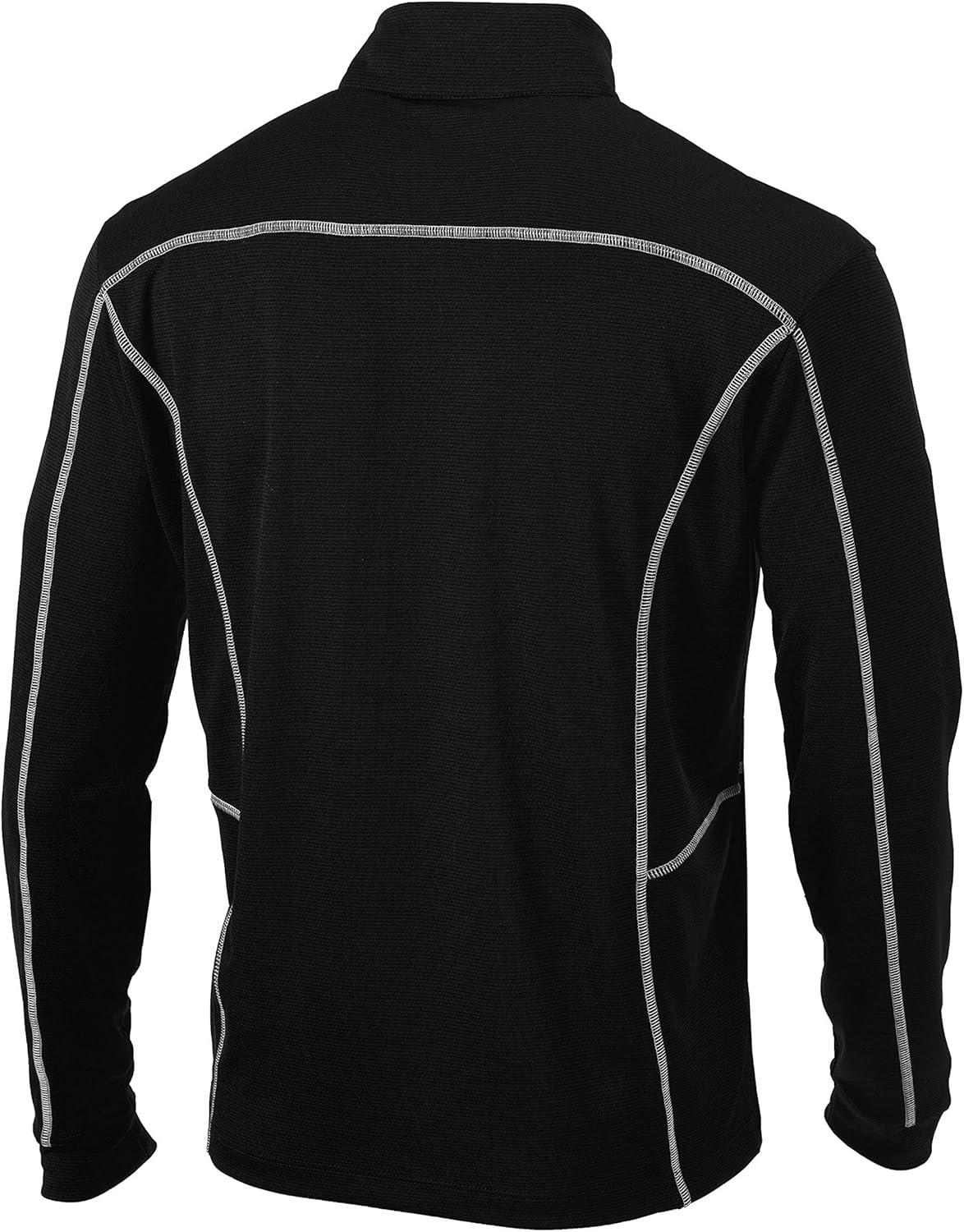 imageColumbia Mens OMNI WICK Shotgun 14 Zip Pullover Breathable Long SleeveBlack