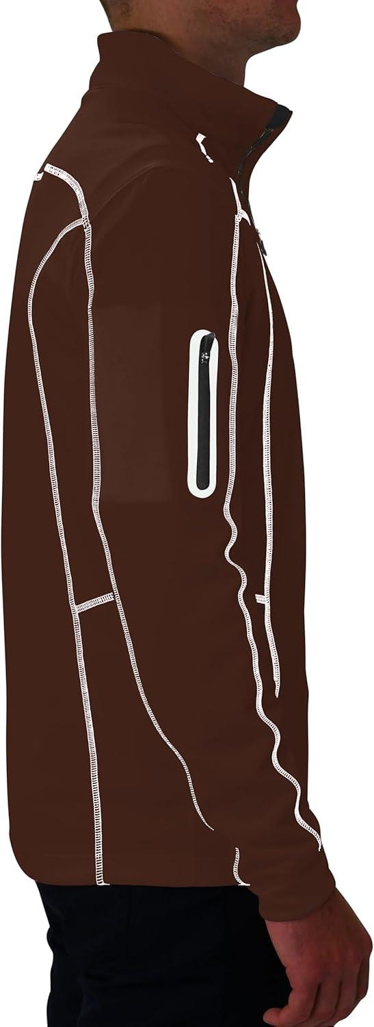 imageColumbia Mens OMNI WICK Shotgun 14 Zip Pullover Breathable Long SleeveBrown