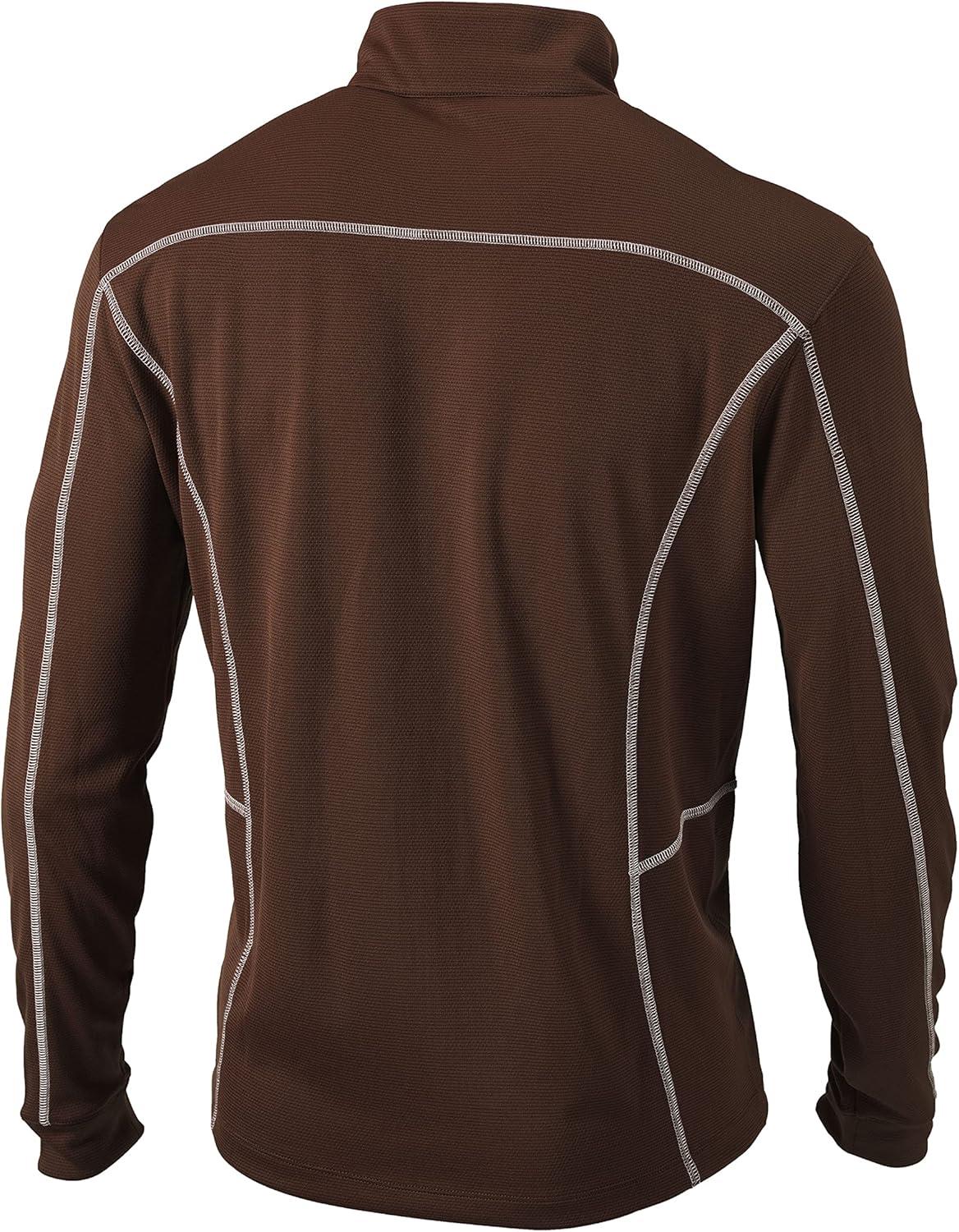 imageColumbia Mens OMNI WICK Shotgun 14 Zip Pullover Breathable Long SleeveBrown