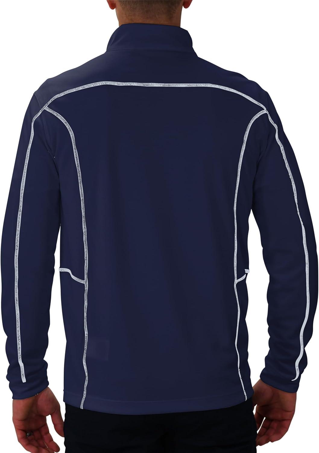 imageColumbia Mens OMNI WICK Shotgun 14 Zip Pullover Breathable Long SleeveCollegiate Navy