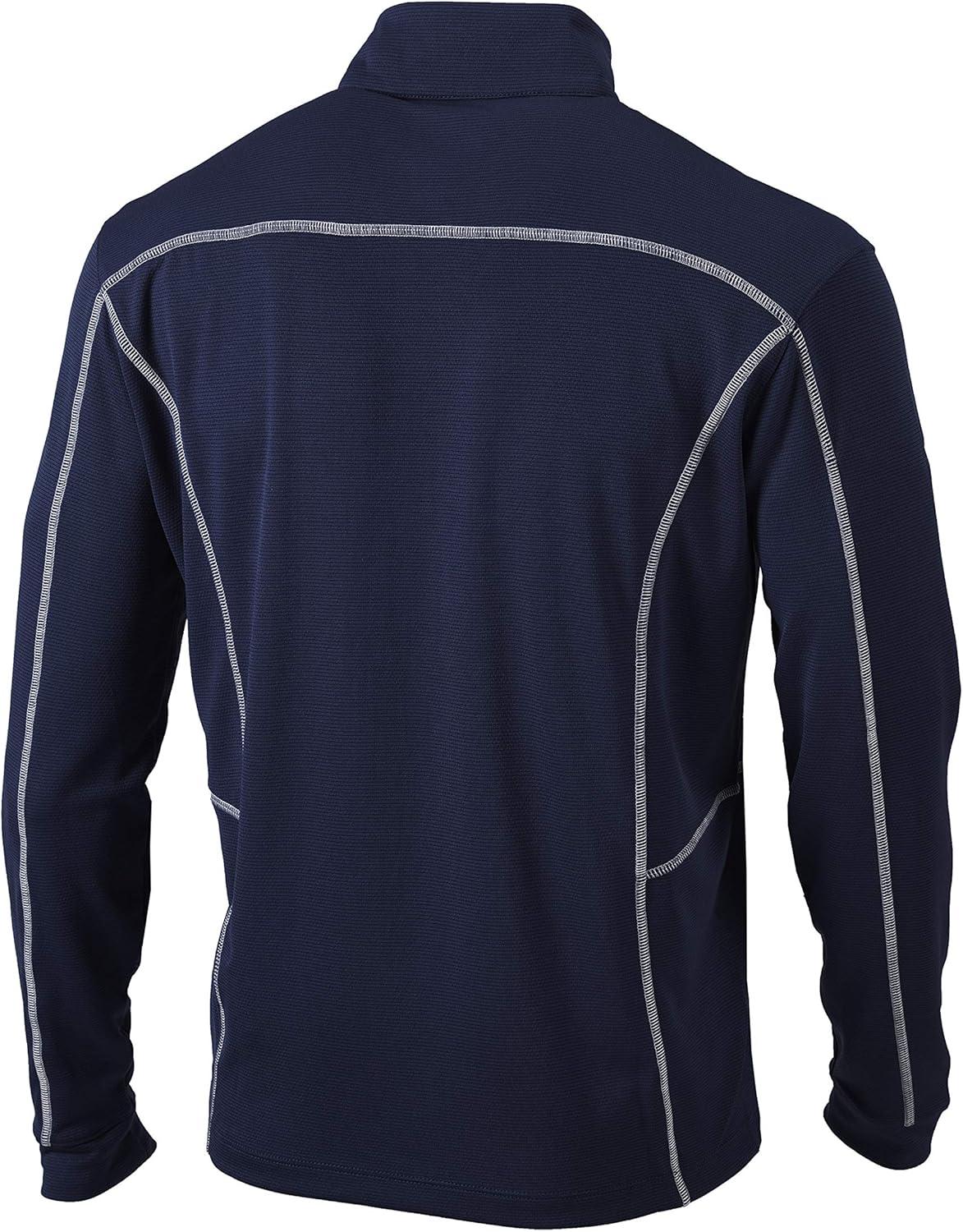imageColumbia Mens OMNI WICK Shotgun 14 Zip Pullover Breathable Long SleeveCollegiate Navy