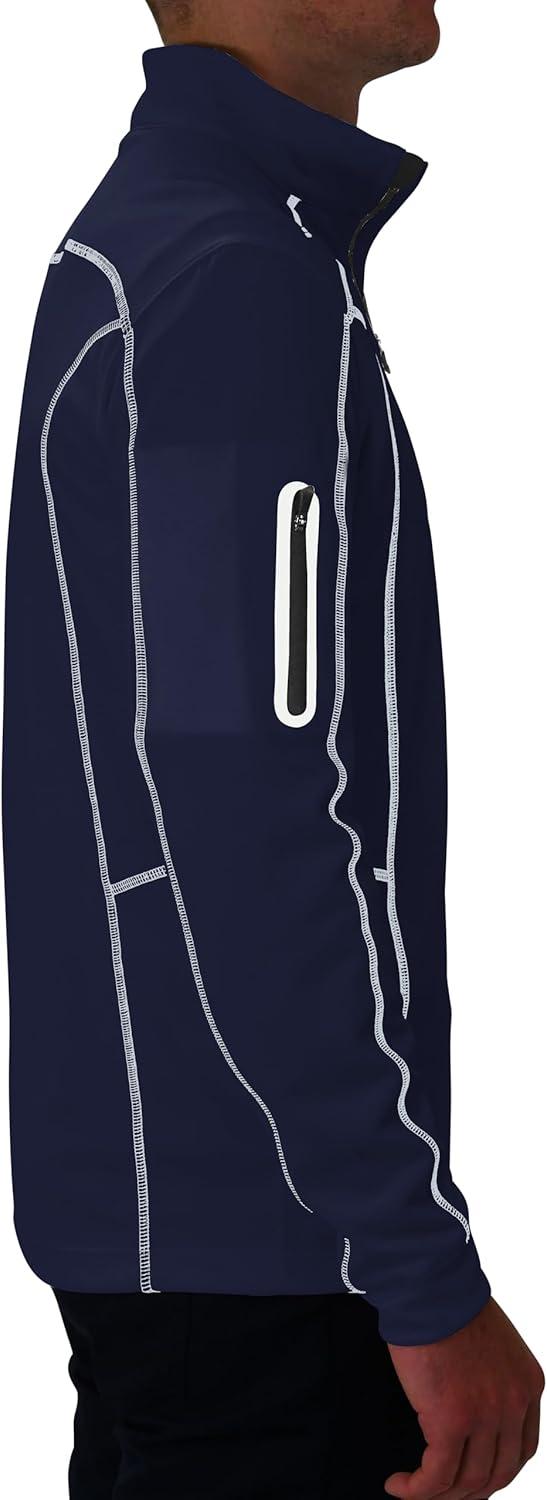 imageColumbia Mens OMNI WICK Shotgun 14 Zip Pullover Breathable Long SleeveCollegiate Navy