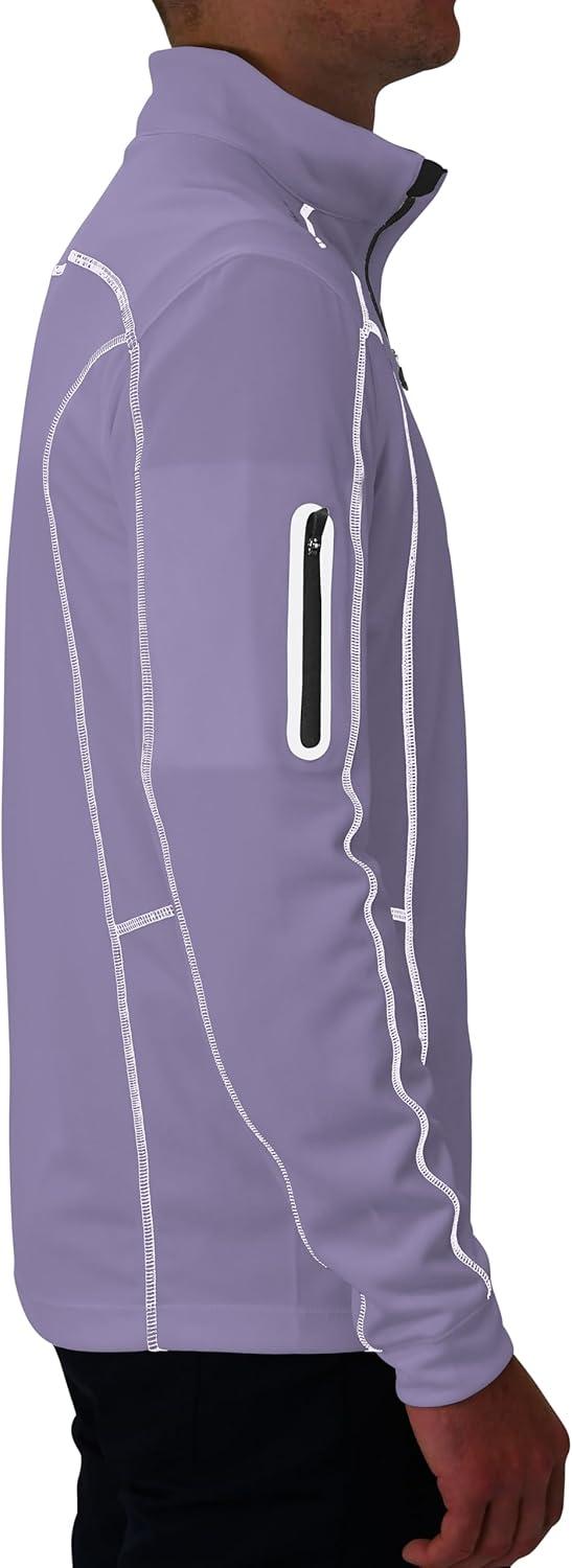 imageColumbia Mens OMNI WICK Shotgun 14 Zip Pullover Breathable Long SleeveFrosted Purple