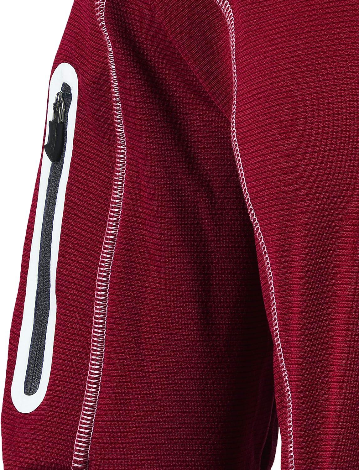 imageColumbia Mens OMNI WICK Shotgun 14 Zip Pullover Breathable Long SleeveGarnet