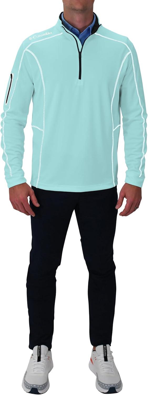 imageColumbia Mens OMNI WICK Shotgun 14 Zip Pullover Breathable Long SleeveGulf Stream