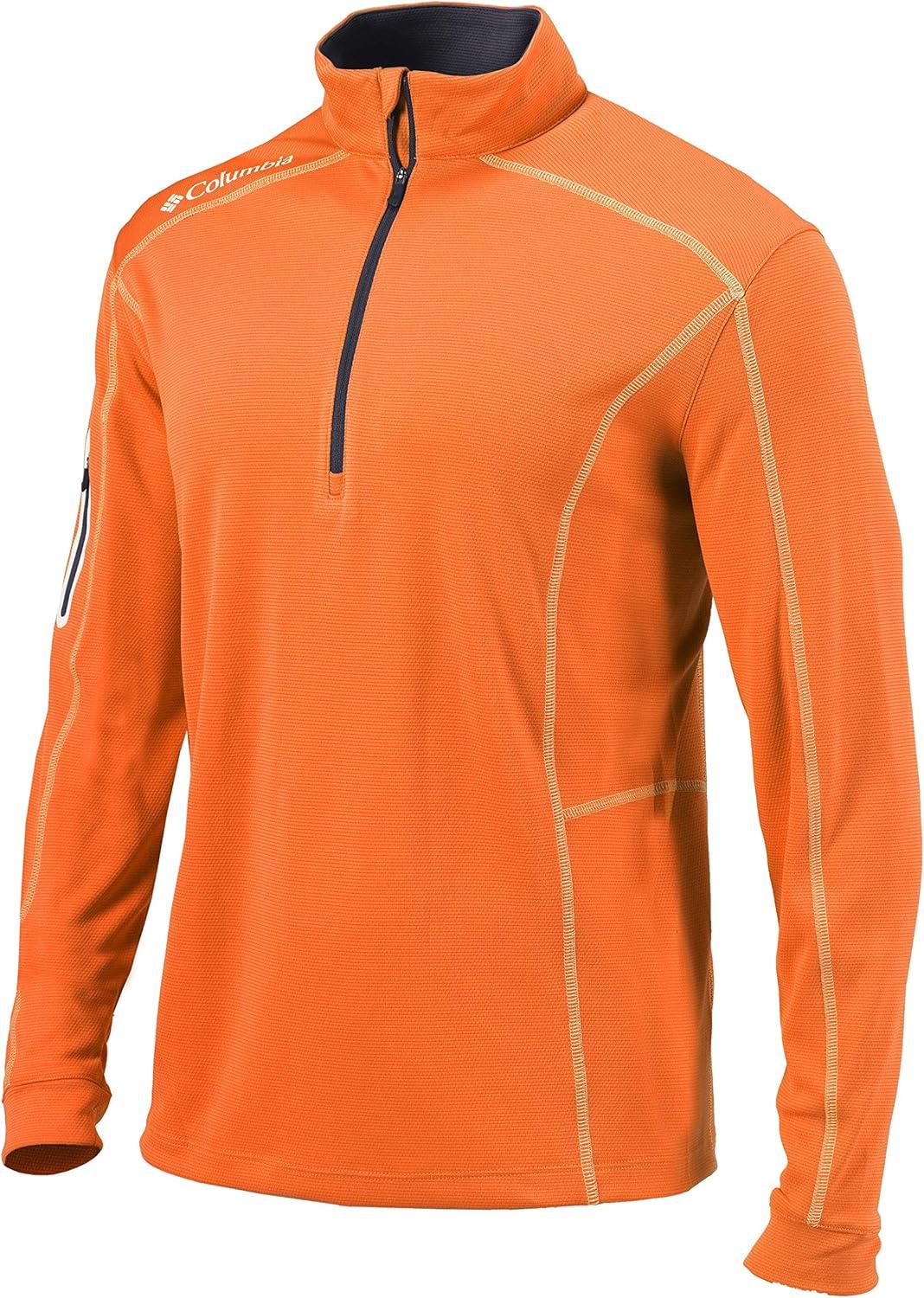 imageColumbia Mens OMNI WICK Shotgun 14 Zip Pullover Breathable Long SleeveMango